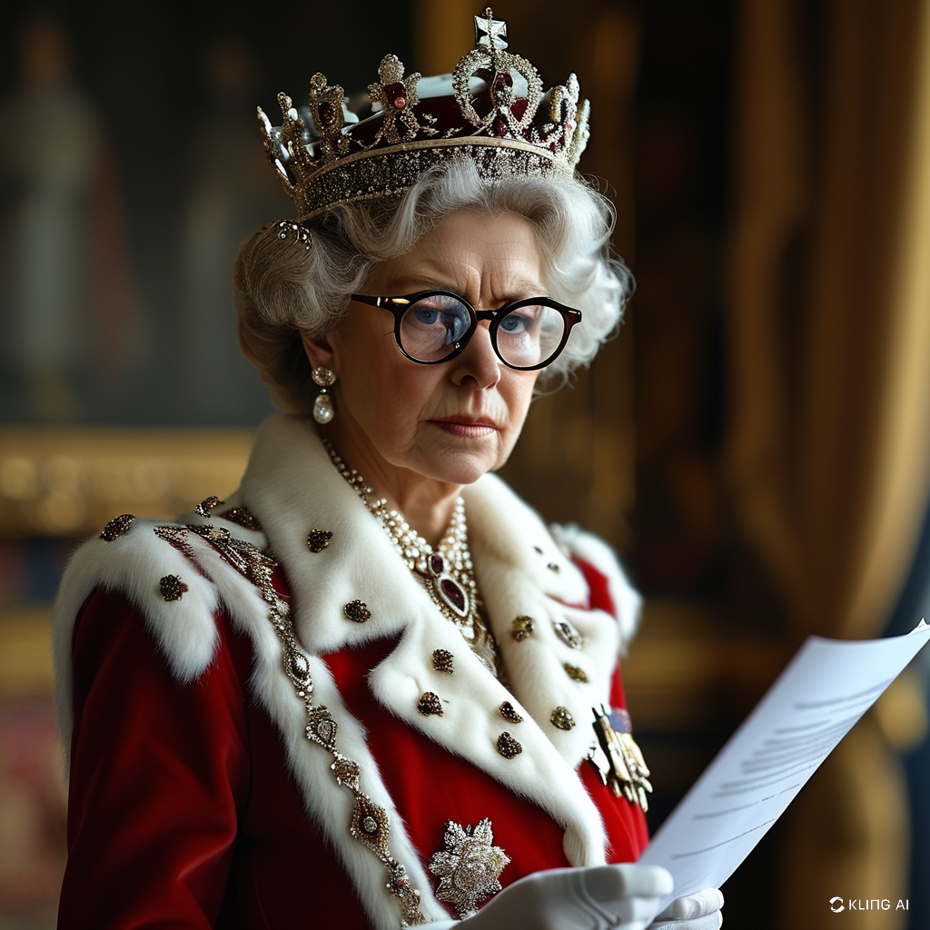 1x1 une reine d angleterre le regard