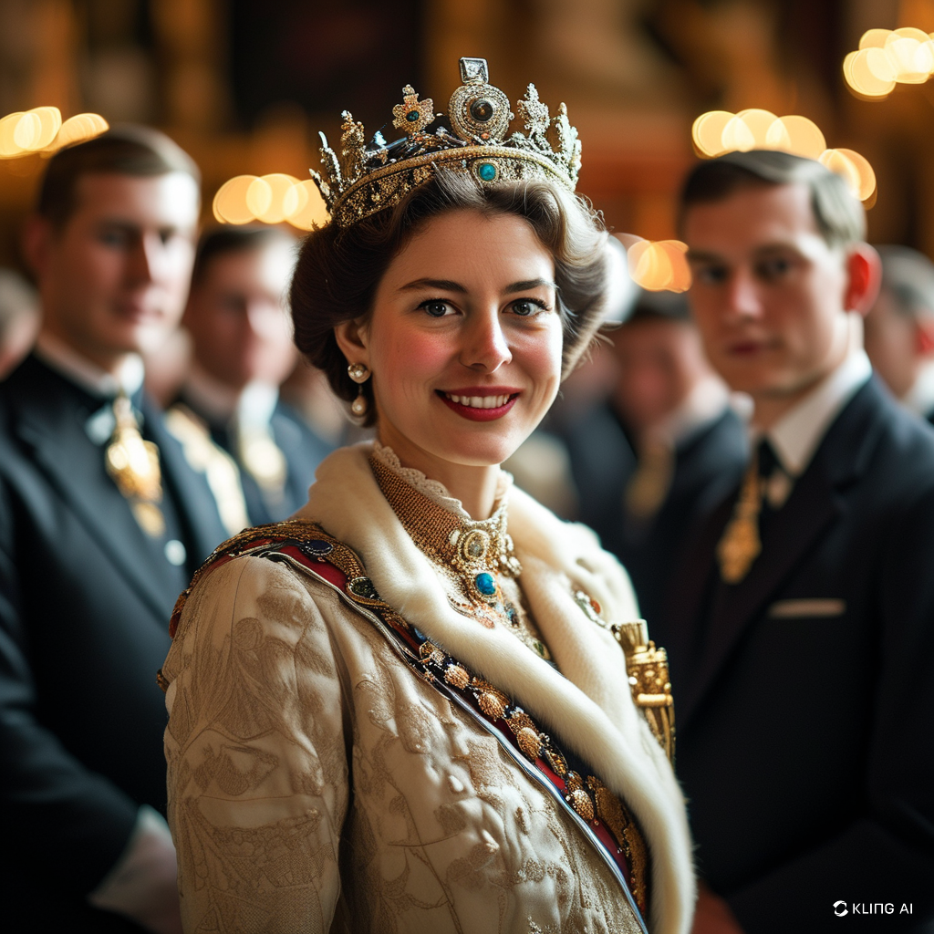 1x1 une reine d angleterre souriante